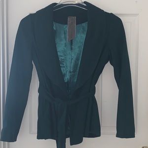 Dark green wool coat